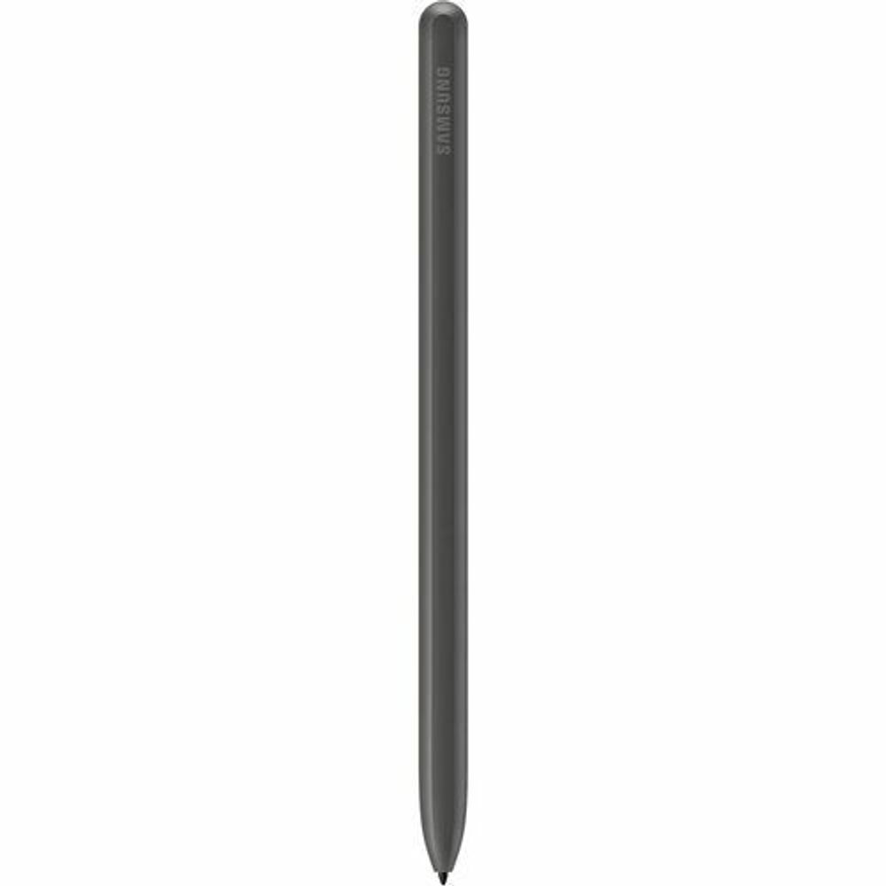 Galaxy Tab S9 FE 5G tablet edge view, dark gray with smooth side profile