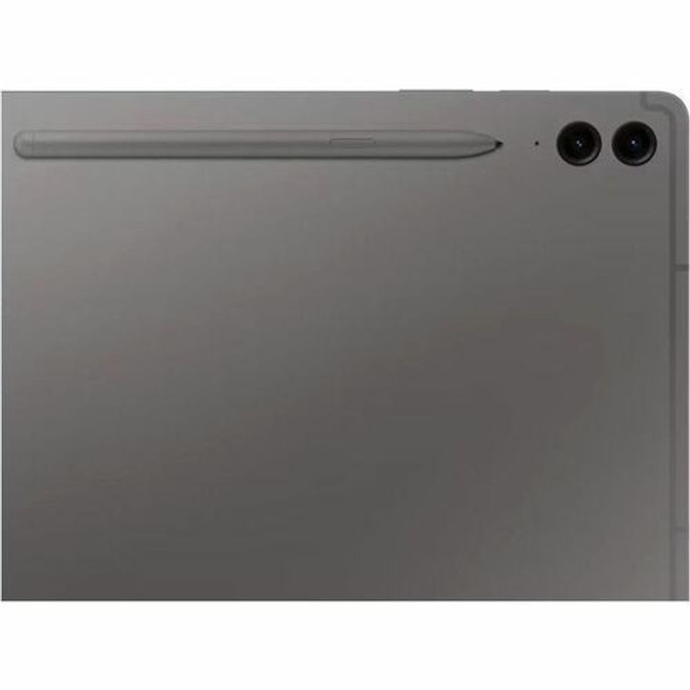 Samsung tablet back with S Pen stylus and dual rear cameras