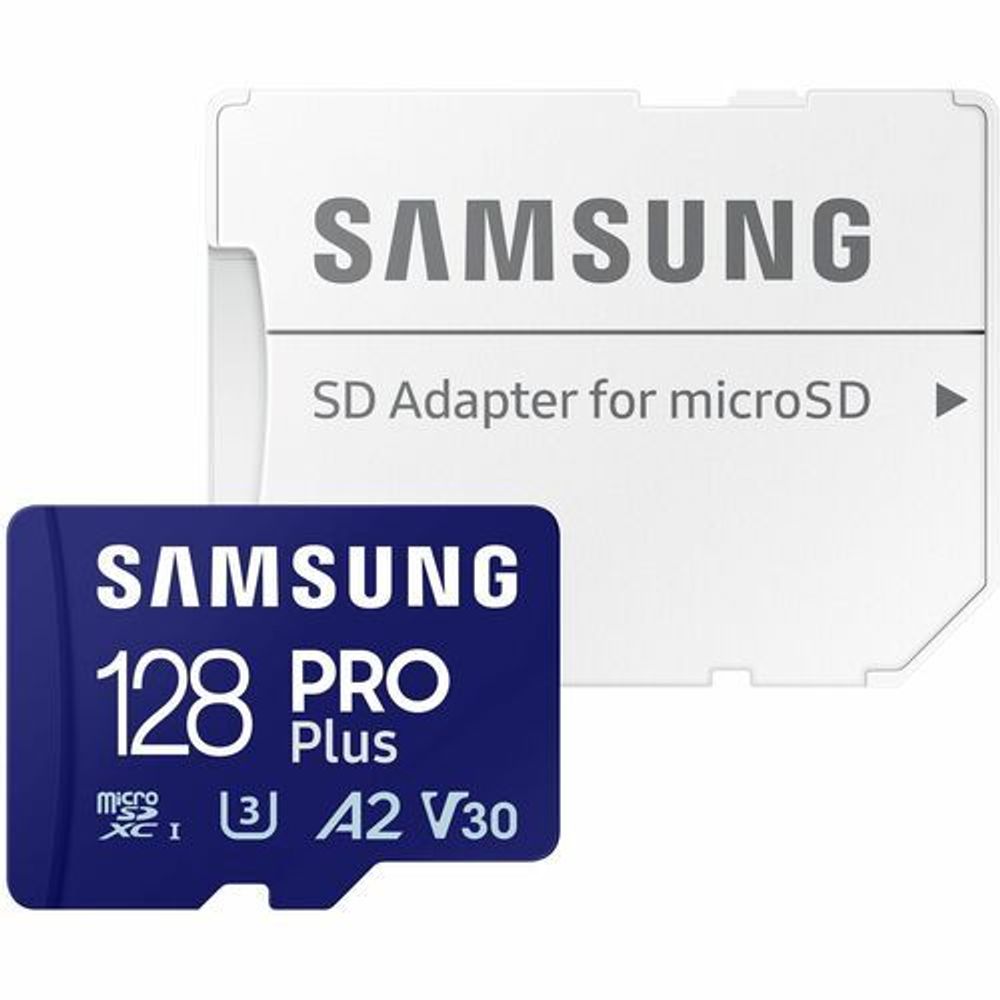 Samsung PRO Plus 128GB microSD with SD adapter