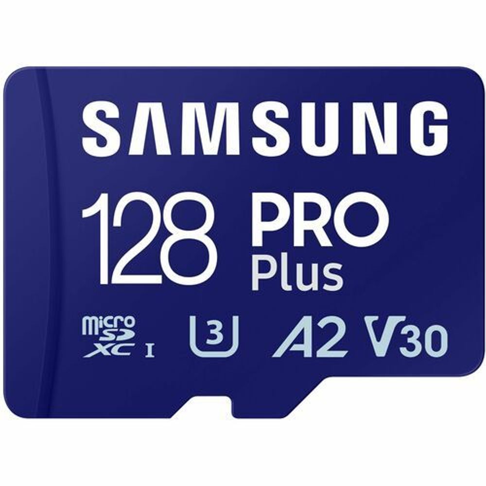 MB-MD128SA/APC - Samsung PRO Plus MB-MD128S 128 GB Class 10/UHS-I (U3) V30 microSDXC -