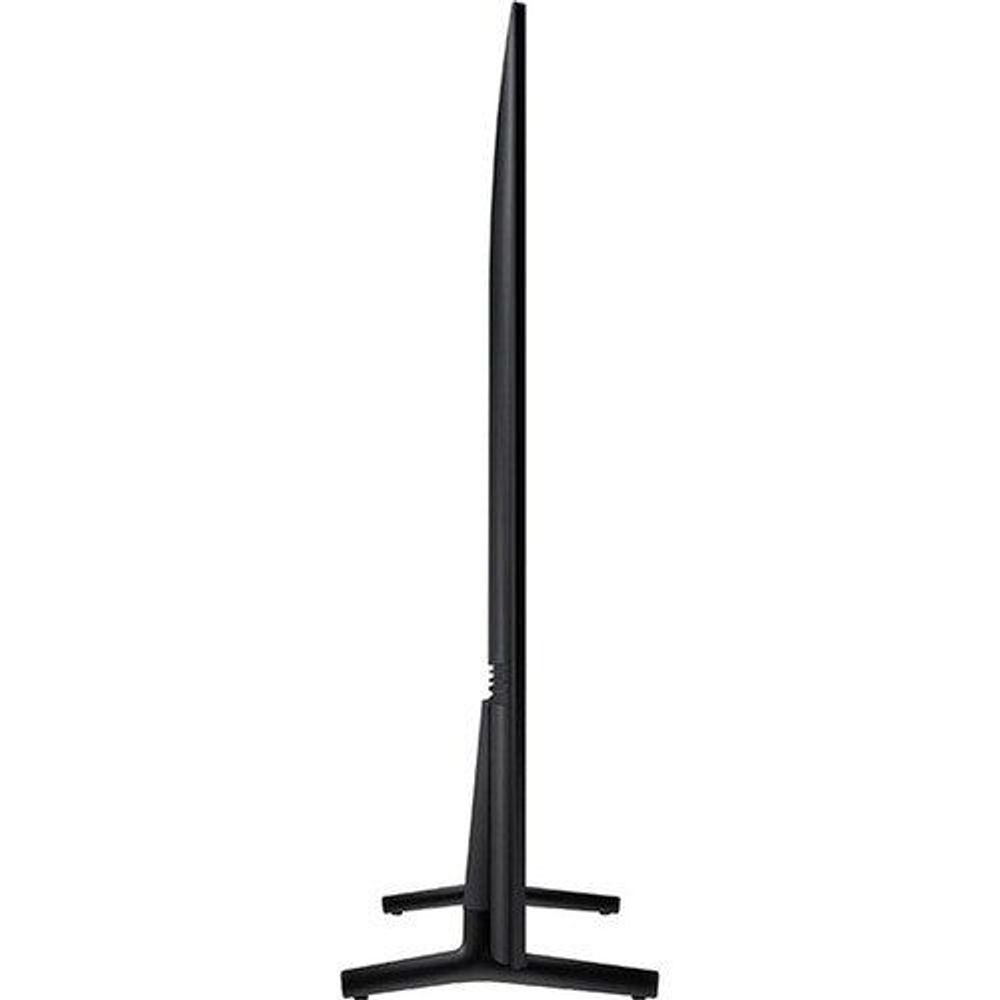 Samsung Crystal UHD TV stand legs and slim black display frame