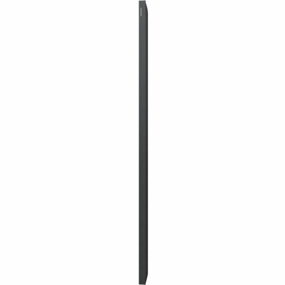 43-inch LCD digital signage display thin side profile, dark bezel