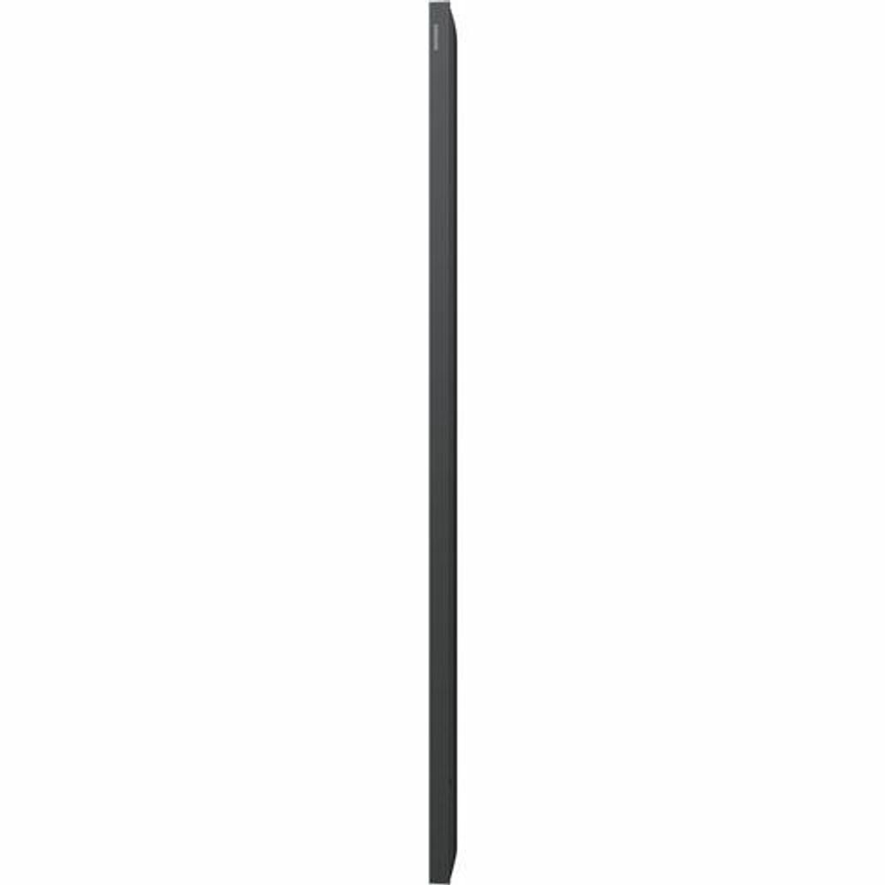 Digital signage display side profile with slim black frame