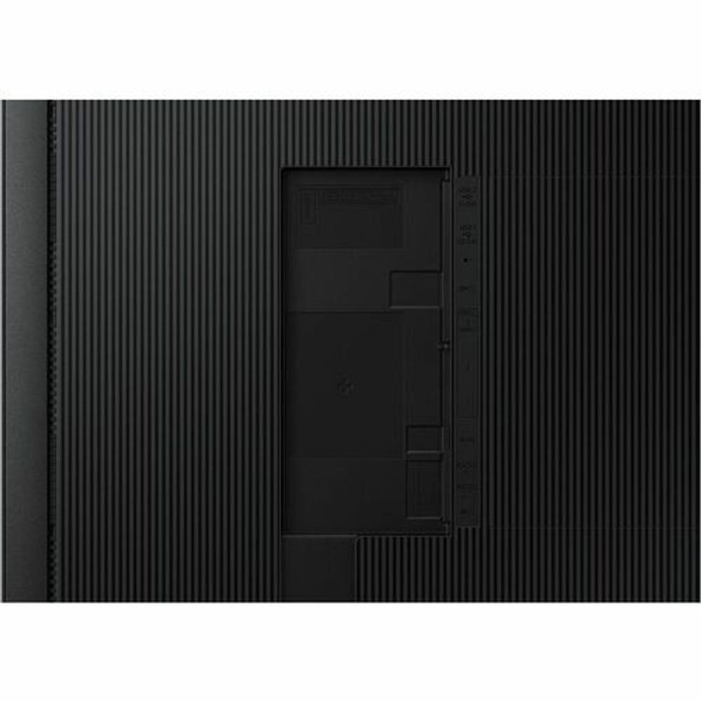 Samsung digital signage display rear panel with external connection panel details