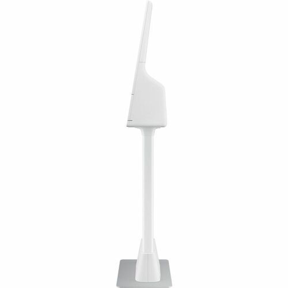 White 24-inch kiosk display with tall stand and base