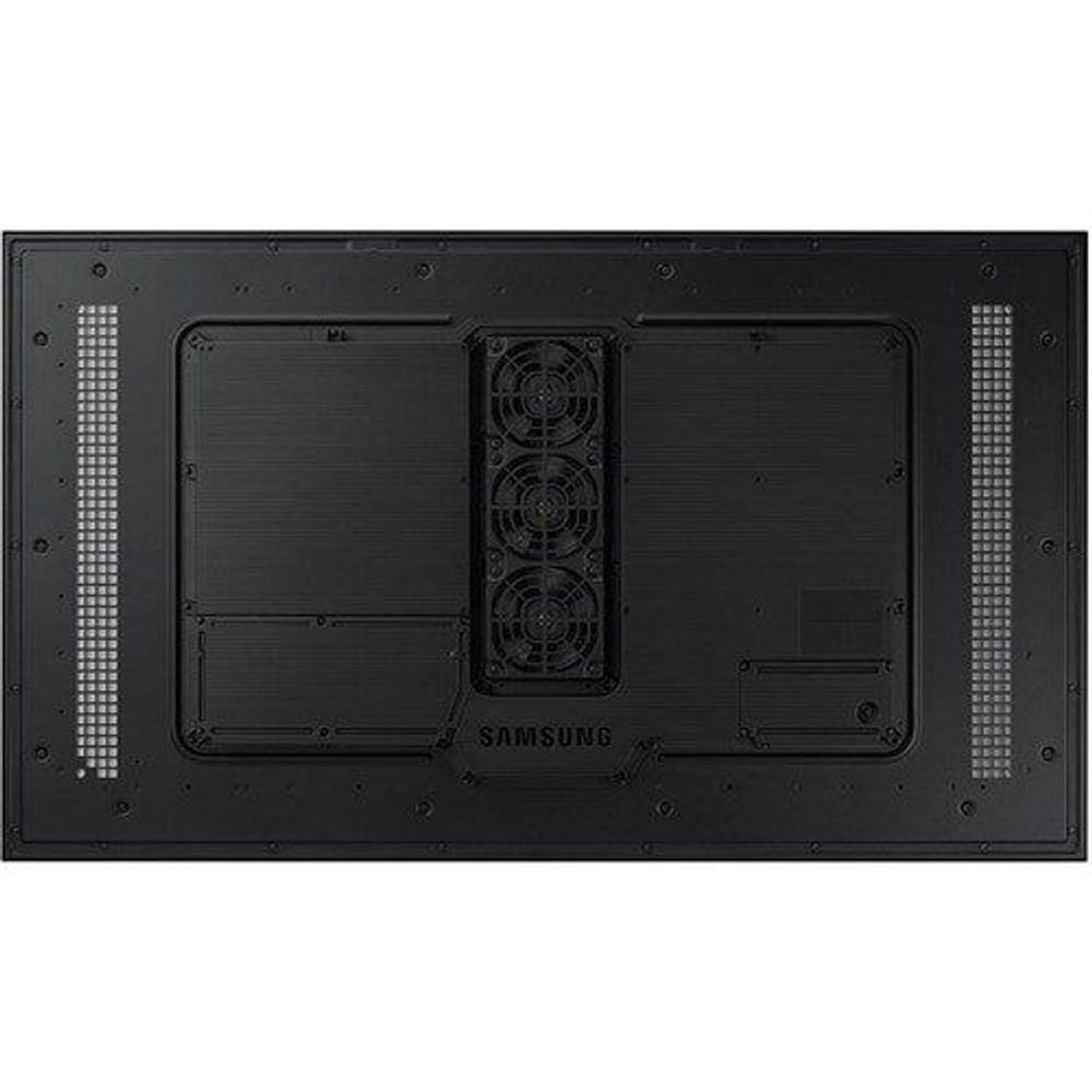 55-inch LCD digital signage display back panel with ventilation and Samsung logo