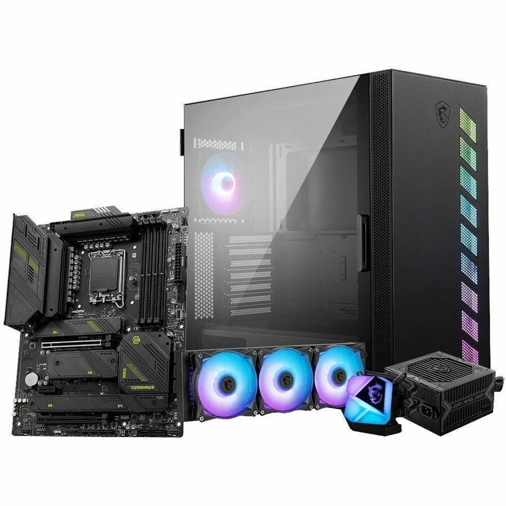 MSI MAG Z790 Tomahawk Max WiFi ATX gaming motherboard with dark heatsink covers