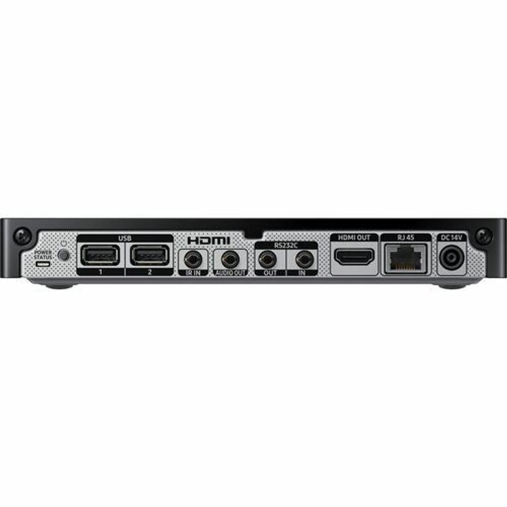 Samsung S6 digital signage appliance rear panel with HDMI, USB, and RJ45 ports