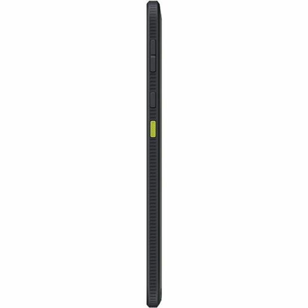 Samsung rugged tablet side view with buttons and textured casing