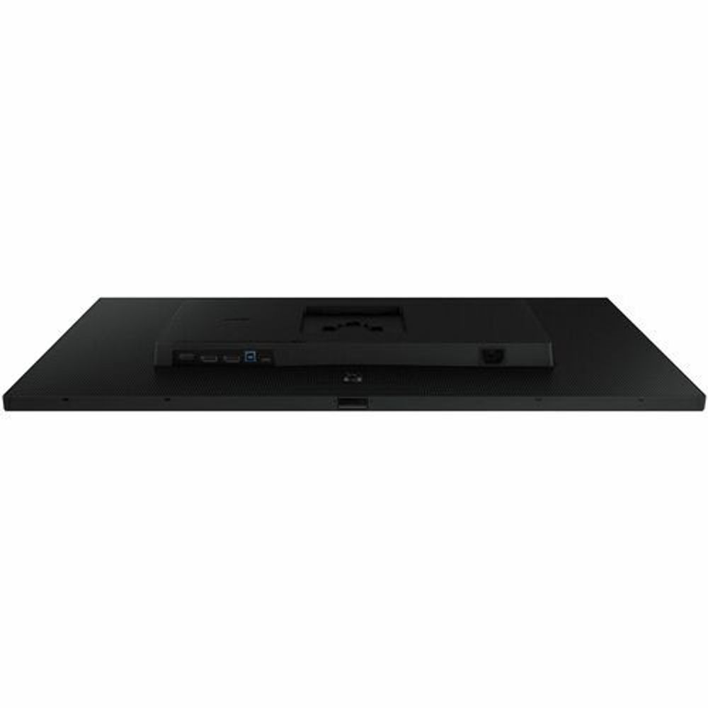 32-inch ViewFinity S6 QHD monitor underside showing slim bar and cable area