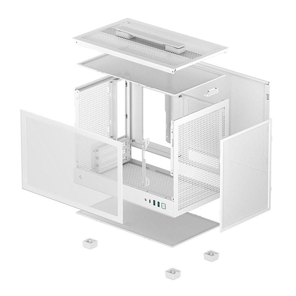 CASE-DP-CH160WH - Deepcool CH160 ITX PORTABLE MINI TOWER CASE WHITE