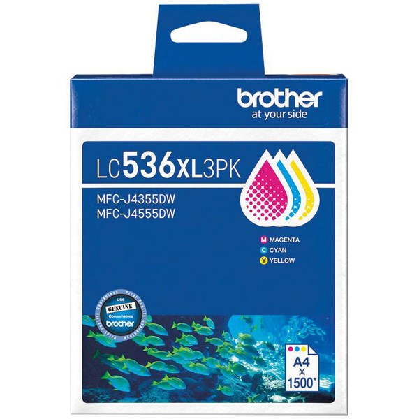 Brother LC536XL3PK 3 - Pack Ink Cartridge