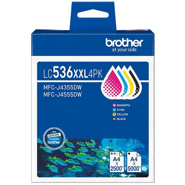 Brother LC536XXL4PK 4 - Pack Ink Cartridge