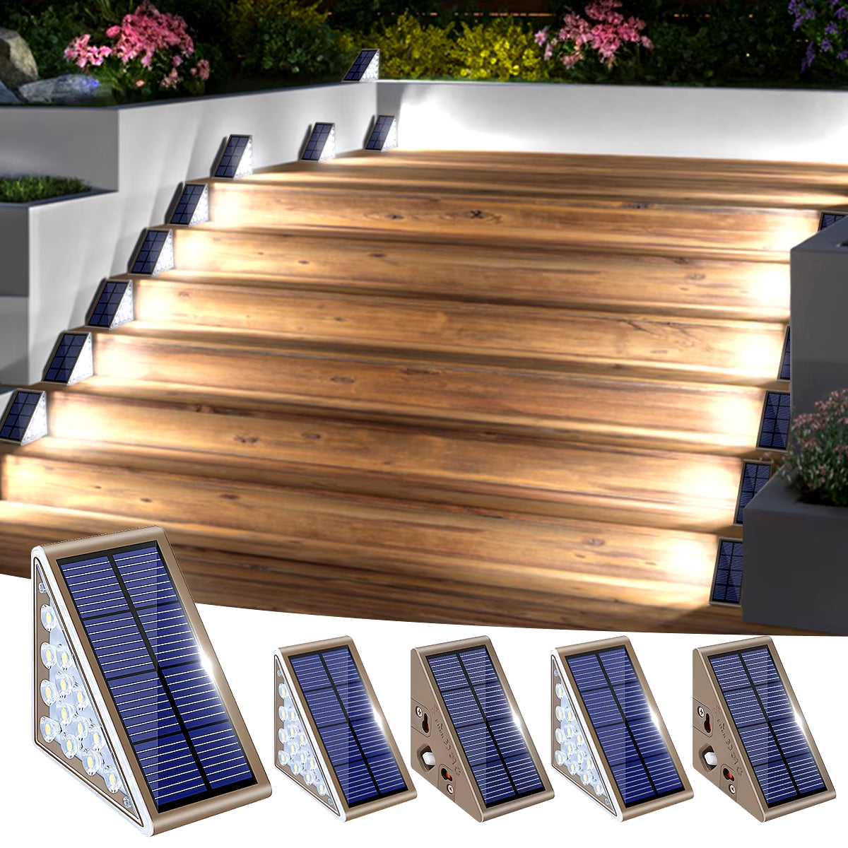 Elegant Outdoor Solar Step Lights