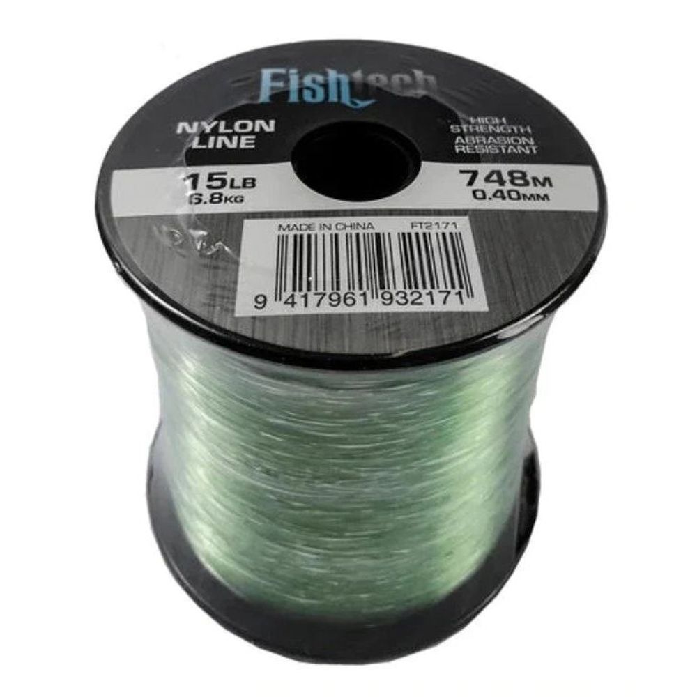 Fish Line Roll Nylon Fishing Line - 15LB - 748m Rolls | TECH SUPPLY SHED