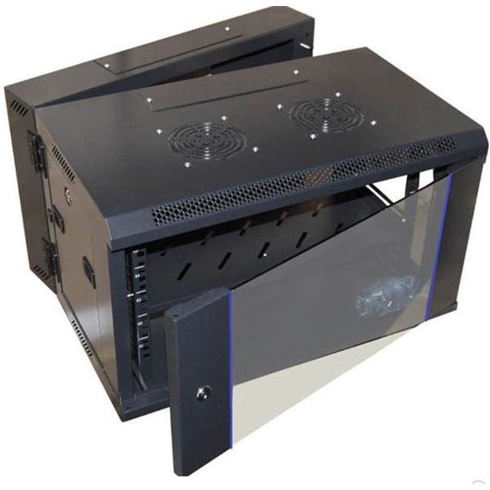DN-97500-B/FS - Digitus RX6U Swing Wall Cabinet 368(H)x600(W)x550(D)mm