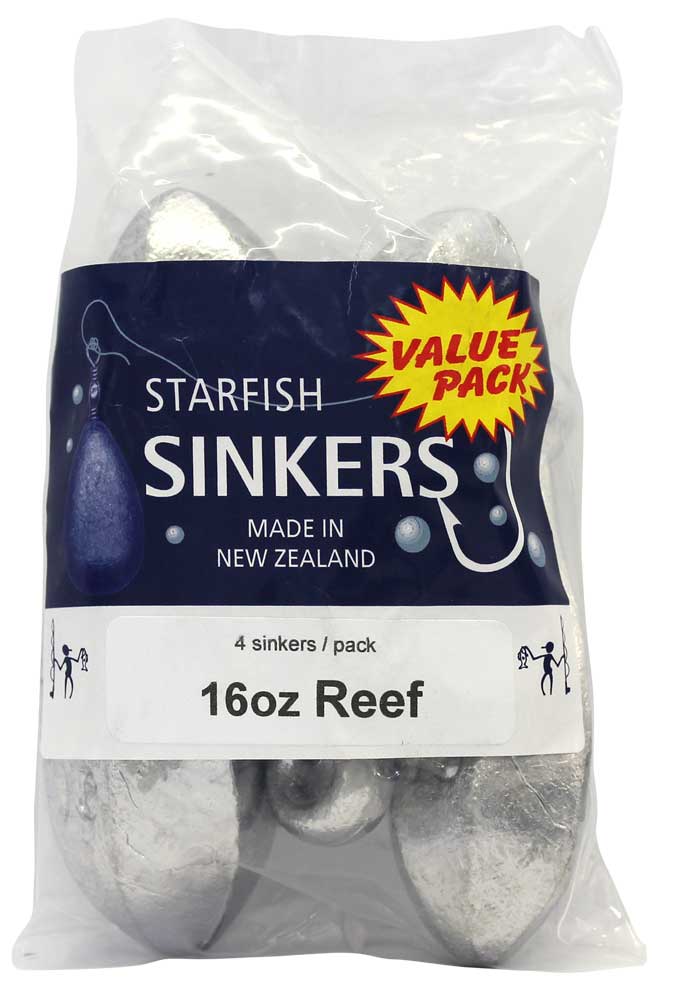 Starfish Reef Sinkers - Value Packs 16oz Value Pack QTY 4