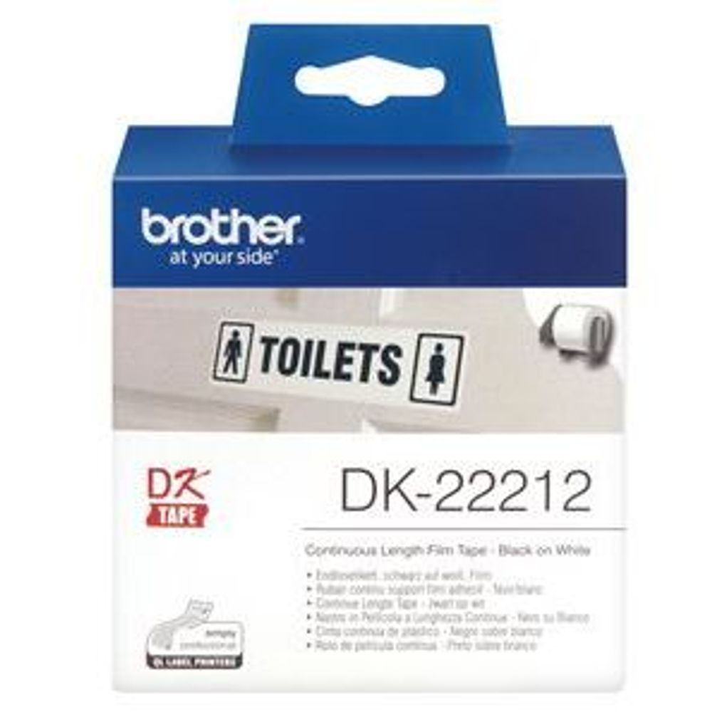DK22212 - Brother DK22212 Continuous Length Film Tape 62mm x 15.24m
