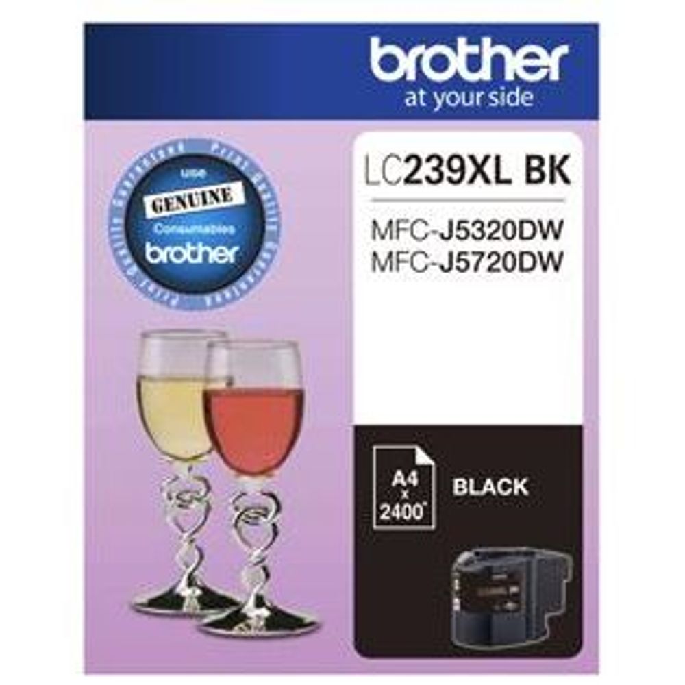 LC239XLBK - Brother LC239XLBK Black Super High Yield Ink Cartridge
