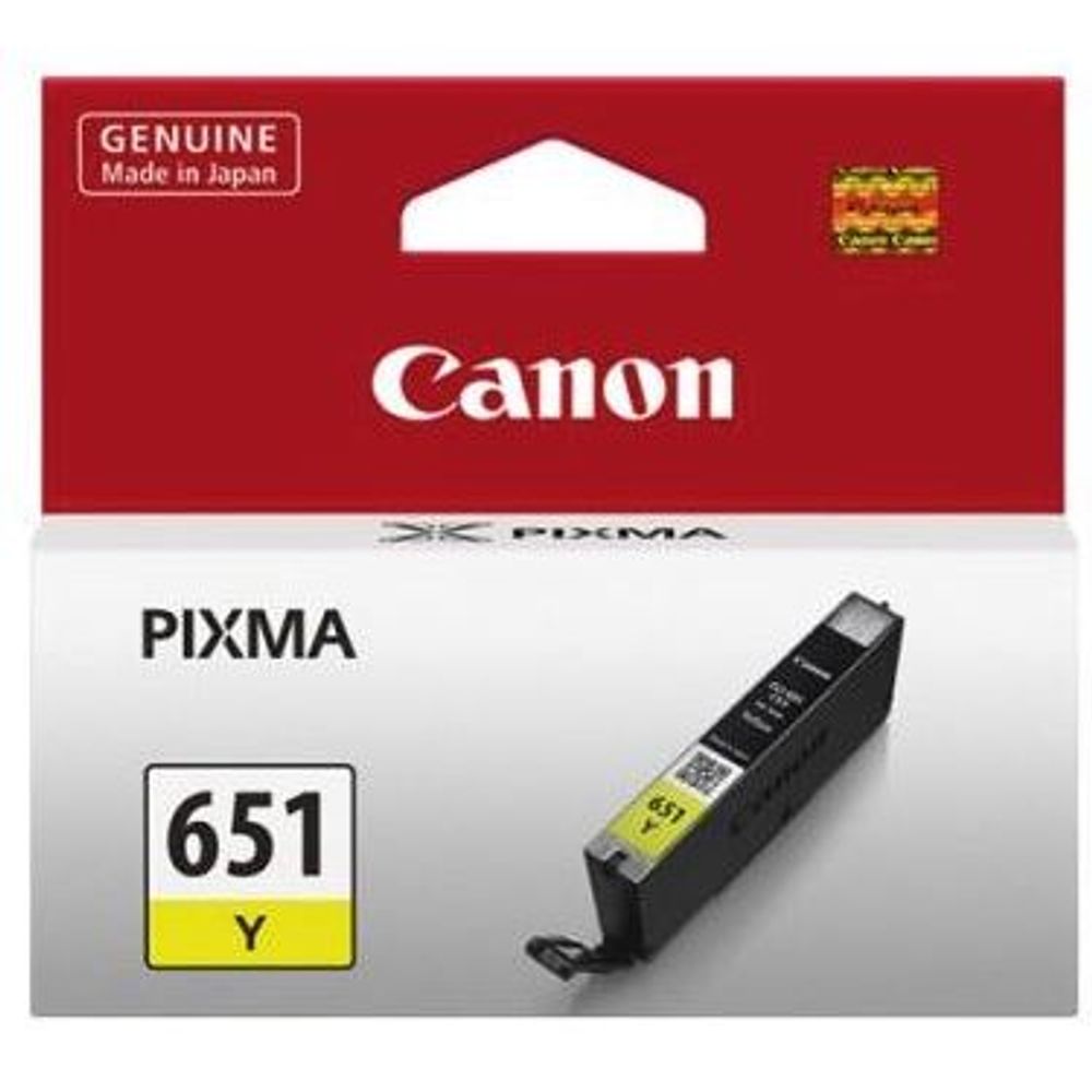 CLI651YOCN - Canon CLI651Y Yellow Ink Cartridge