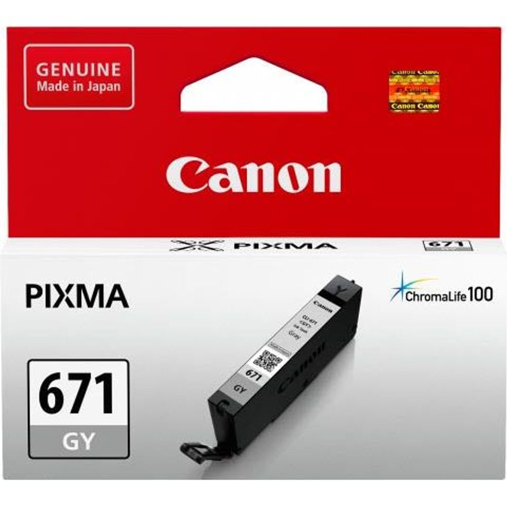 CLI-671GY - Canon CLI671GY Grey Ink Cartridge