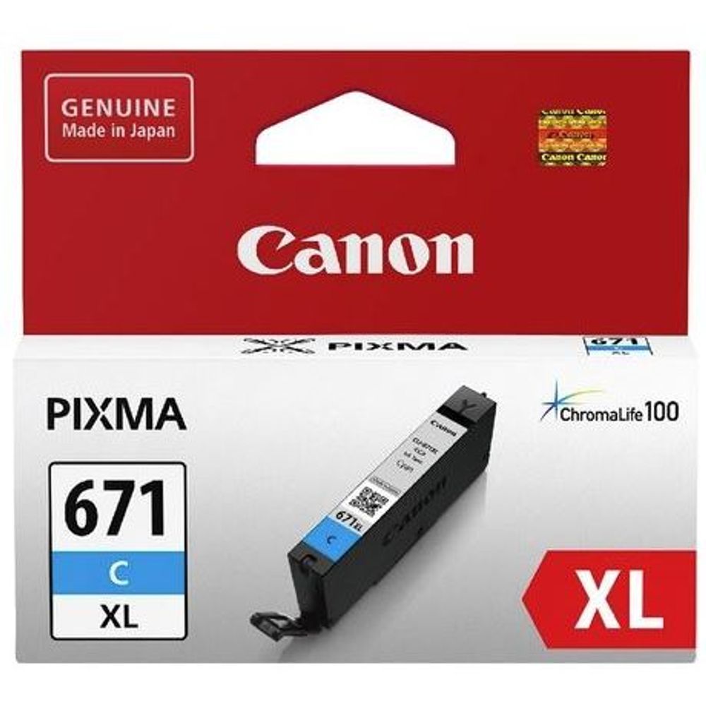CLI-671XLC - Canon CLI671XLC Cyan High Yield Ink Cartridge