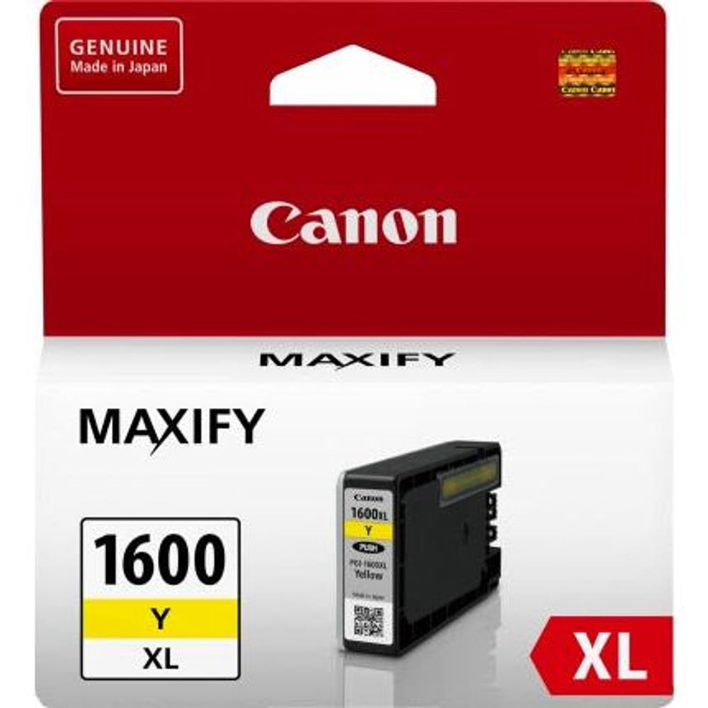 PGI1600XLYOCN - Canon PGI1600XLY Yellow High Yield Ink Cartridge