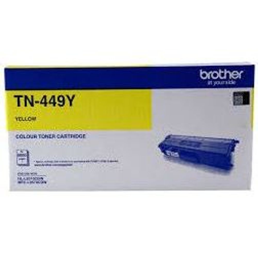 TN449Y - Brother TN449Y Yellow Toner