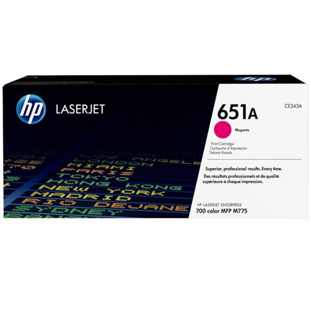 CE343A - HP 651A Magenta Toner