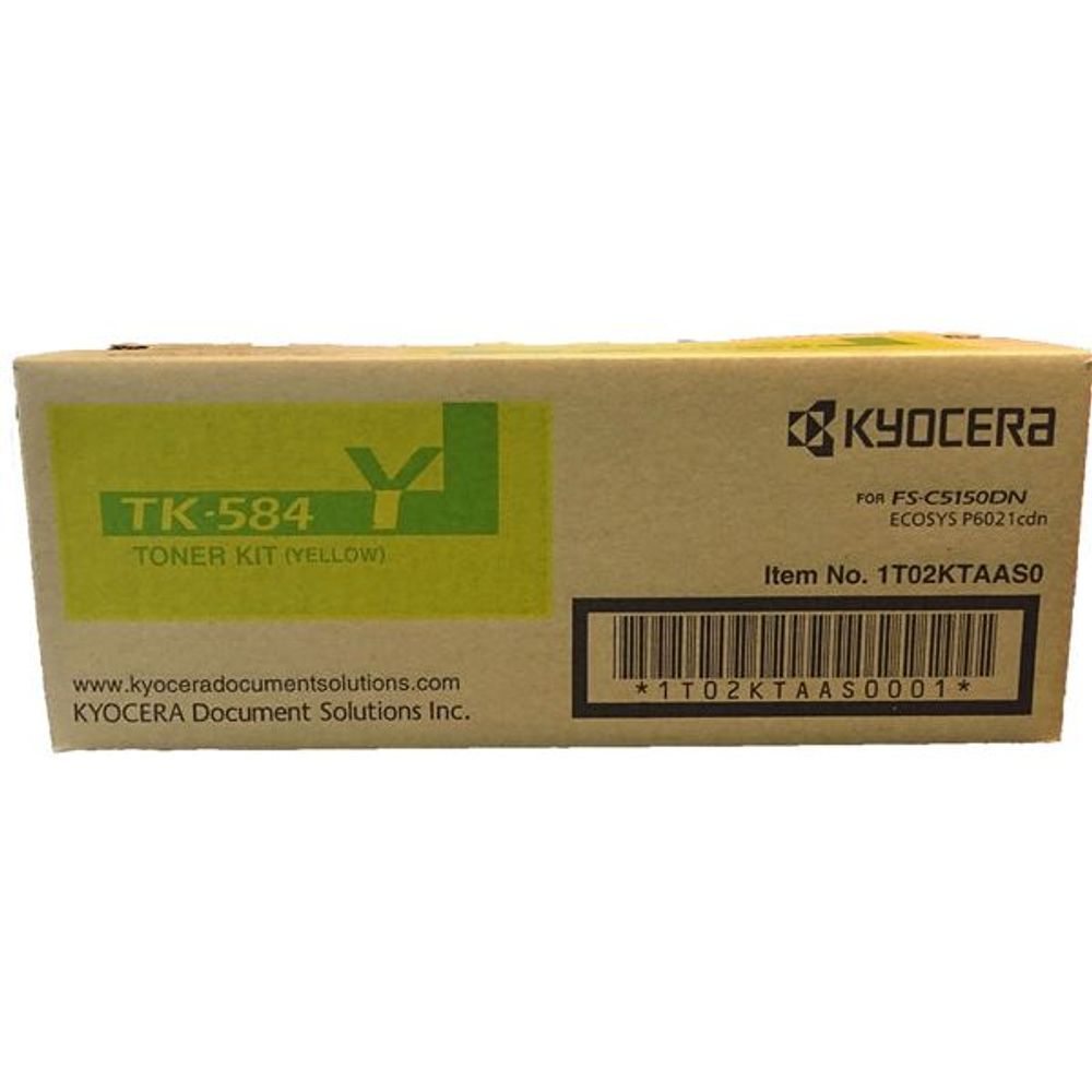 TK-584Y - Kyocera TK-584Y Yellow Toner