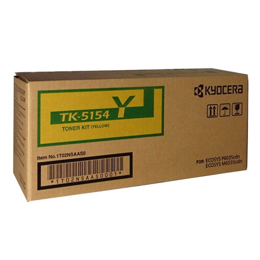 TK-5154Y - Kyocera TK-5154Y Yellow Toner