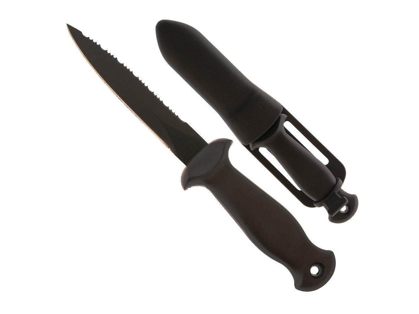 4.5" Dive Knife with Sheath IMMERSED