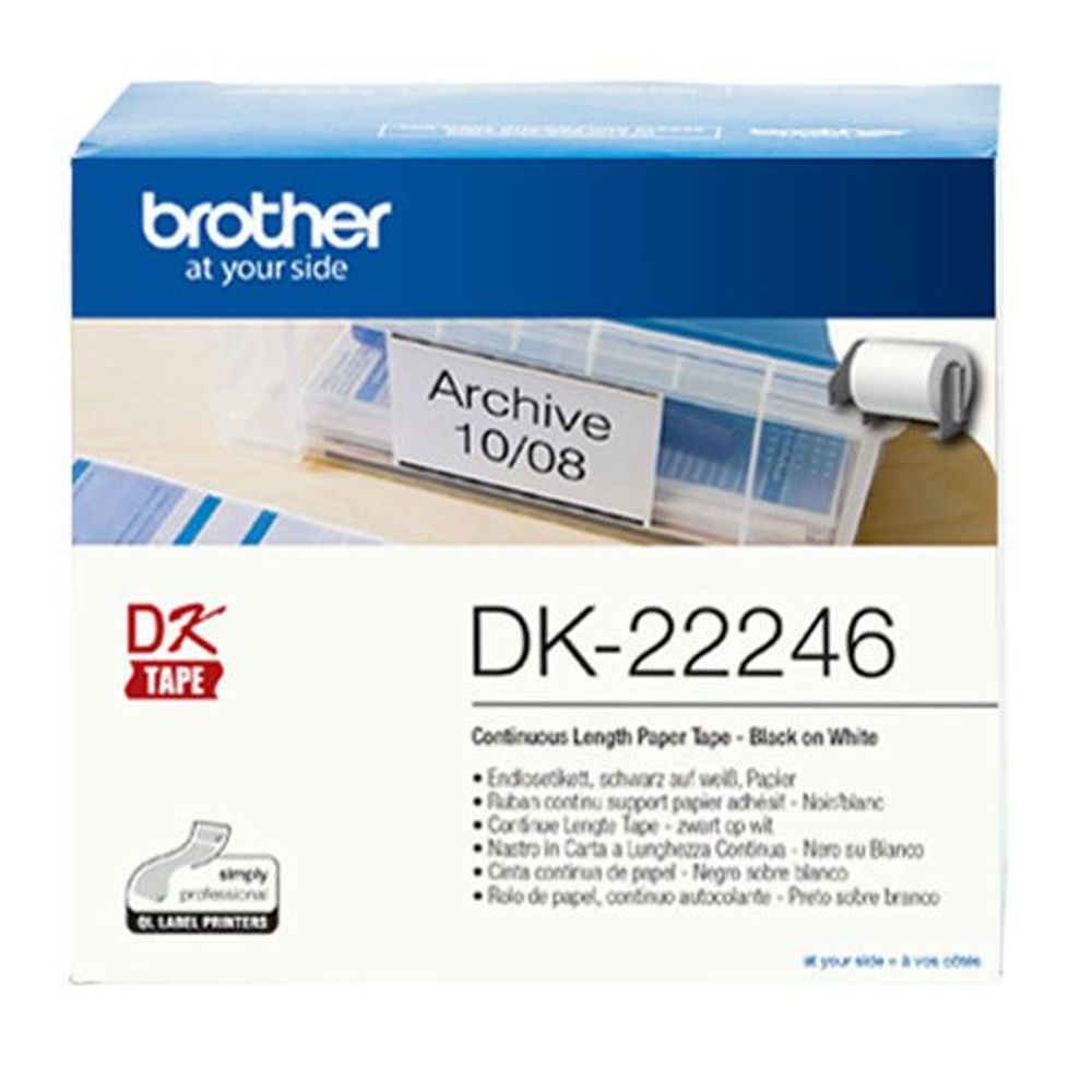 DK22246 - Brother DK22246 Continuous Paper Label Tape 103mm x 30.48m