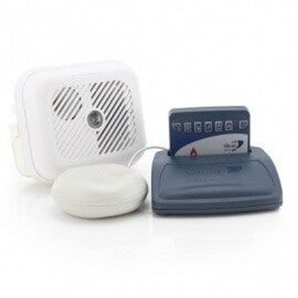 Silent Alert Smoke Alarm Pack Smoke Alarm Pack incl Vibrating Pager with Trickle Charger