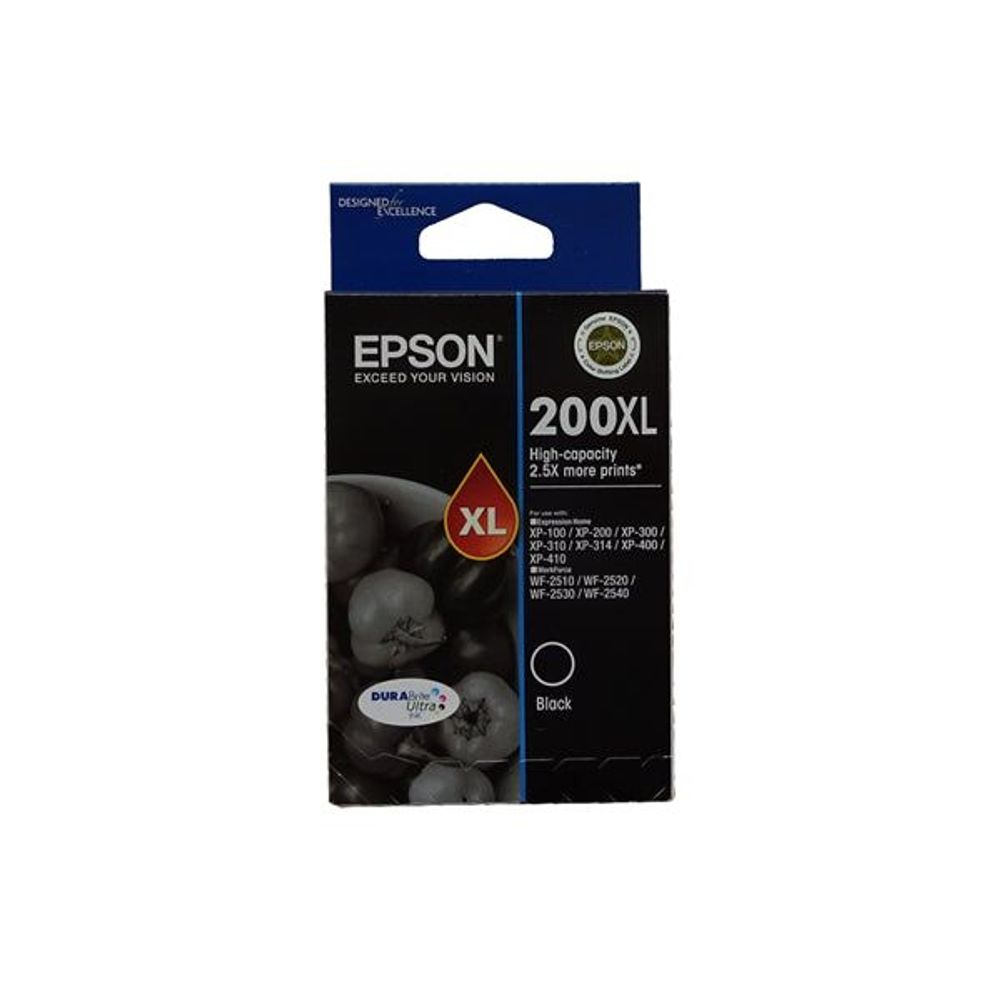 C13T201192 - Epson 200XL Black High Yield Ink Cartridge