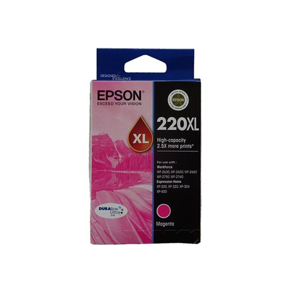 C13T294392 - Epson 220XL Magenta High Yield Ink Cartridge