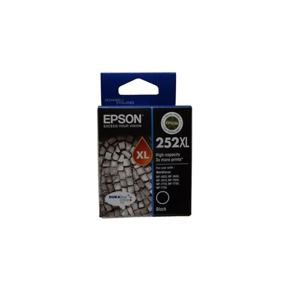C13T253192 - Epson 252XL Black High Yield Ink Cartridge