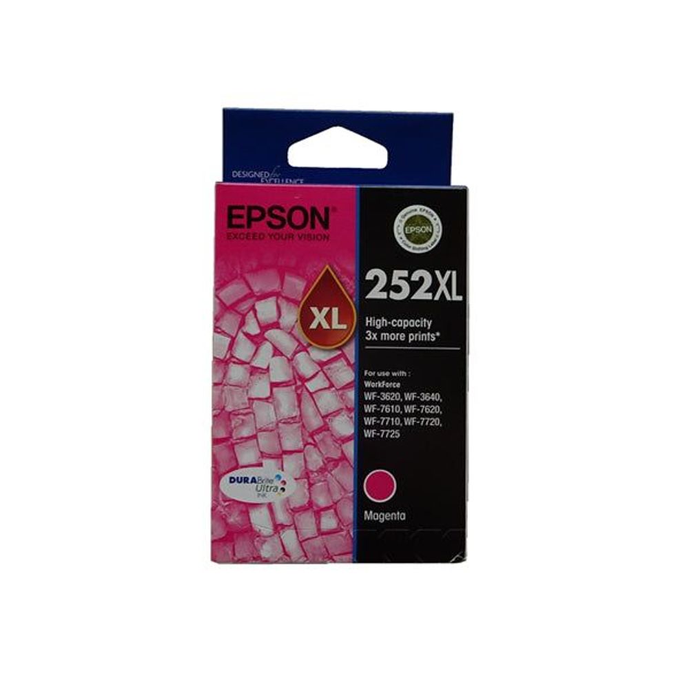 C13T253392 - Epson 252XL Magenta High Yield Ink Cartridge