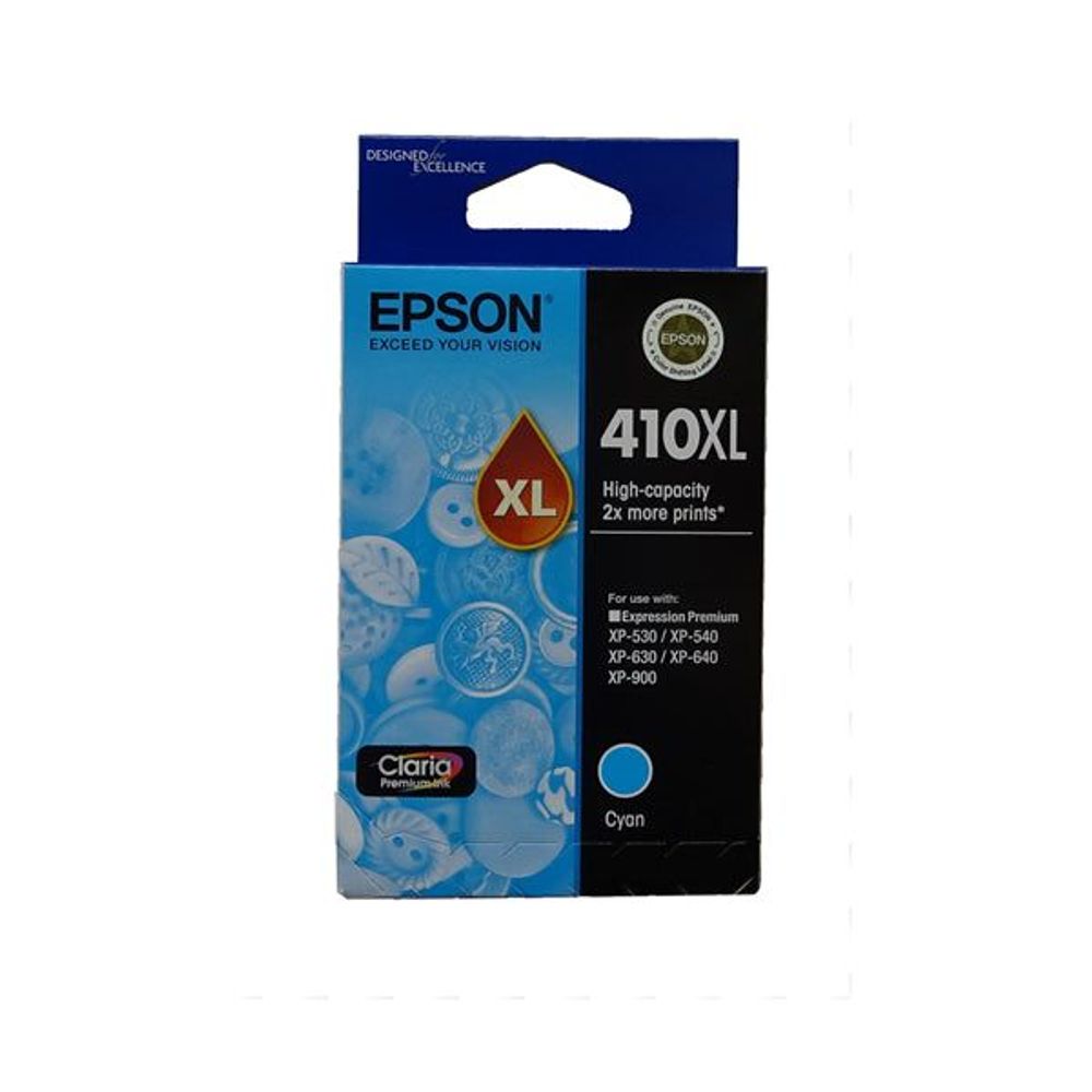 C13T340292 - Epson 410XL Cyan High Yield Ink Cartridge