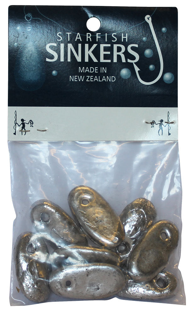 Starfish Spoon Sinkers 1oz - Qty 8