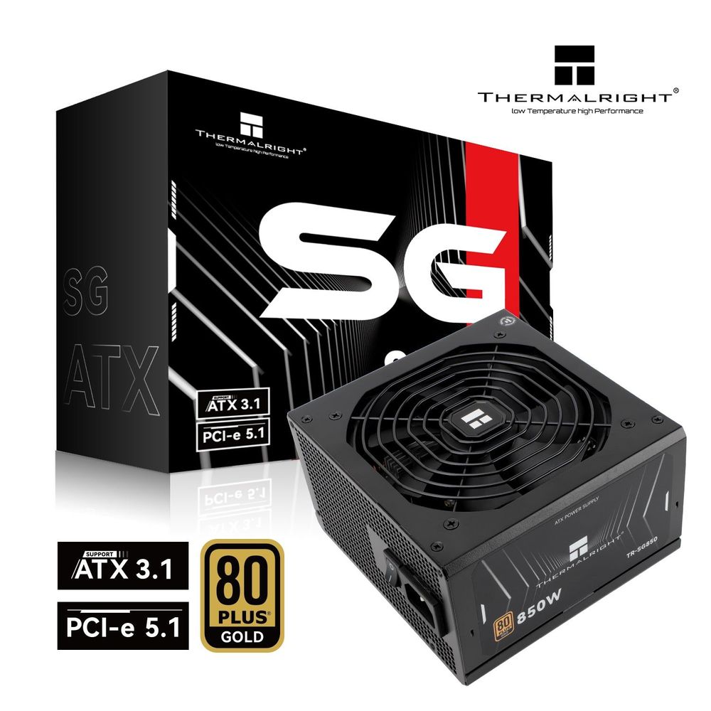 Thermalright TR-SG 850 80+ Gold modular PSU, ATX 3.1