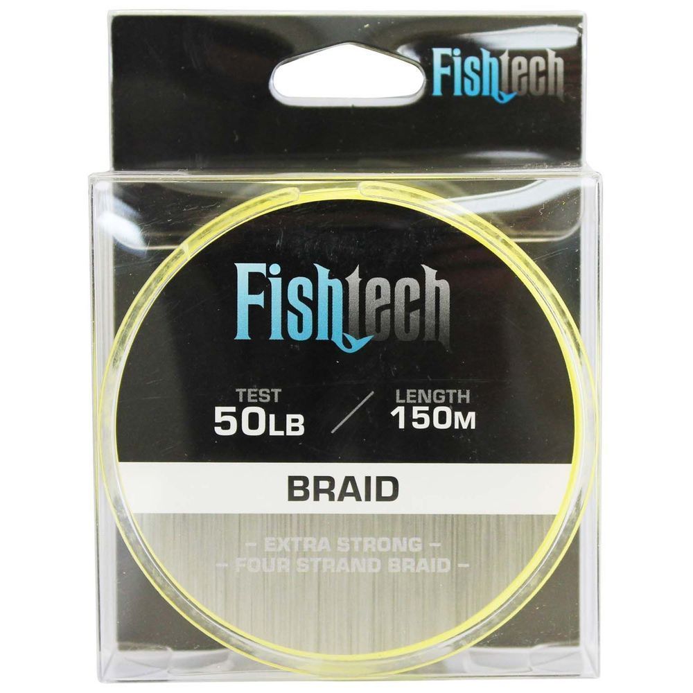 Fishtech Braid 50lb 150M | High-Quality Fishing Line