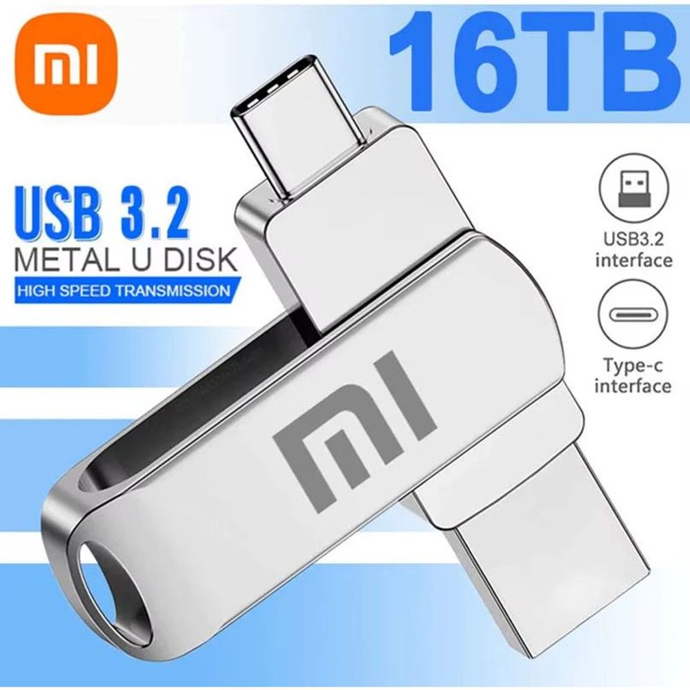 16TB USB 3.2 Waterproof Flash Drive
