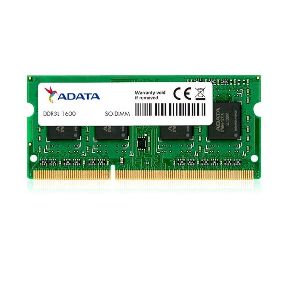 ADDS1600W4G11-S - ADATA 4GB DDR3L-1600 PC3L-12800 1.35v SODIMM Lifetime wty