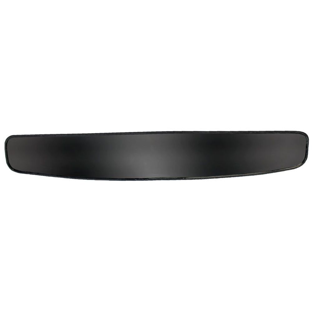 Black memory-foam keyboard wrist rest with rounded edge and border
