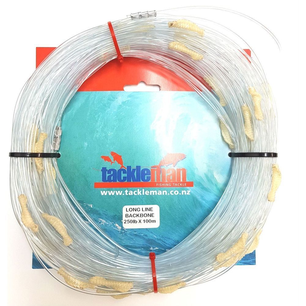 Longline Backbone 250lb x 100m with Stoppers