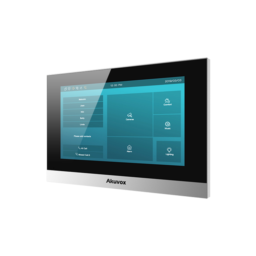 IntercomKit-IP - Akuvox SIP Intercom Kit doorphone with a numeric keypad & 7" Indoor Monitor