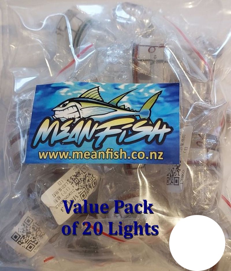 20 pcs Deep Water Strobe Fishing Light - Value Pack White
