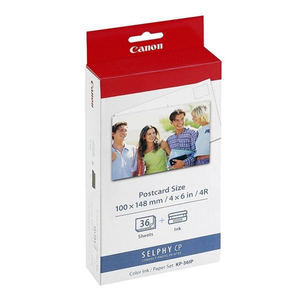 KP-36IP - Canon KP-36IP Selphy 6x4 Photo Paper & Ink Kit - 36 Sheets