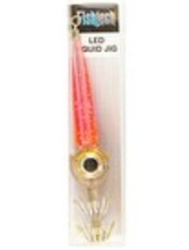Fishtech LED Squid Jig Red